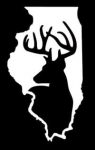 ILLINOIS Deer Hunter Decal