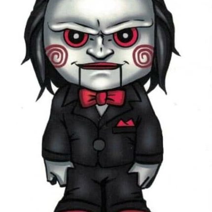 JIGSAW STANDING FUNNY CARTOON STICKER