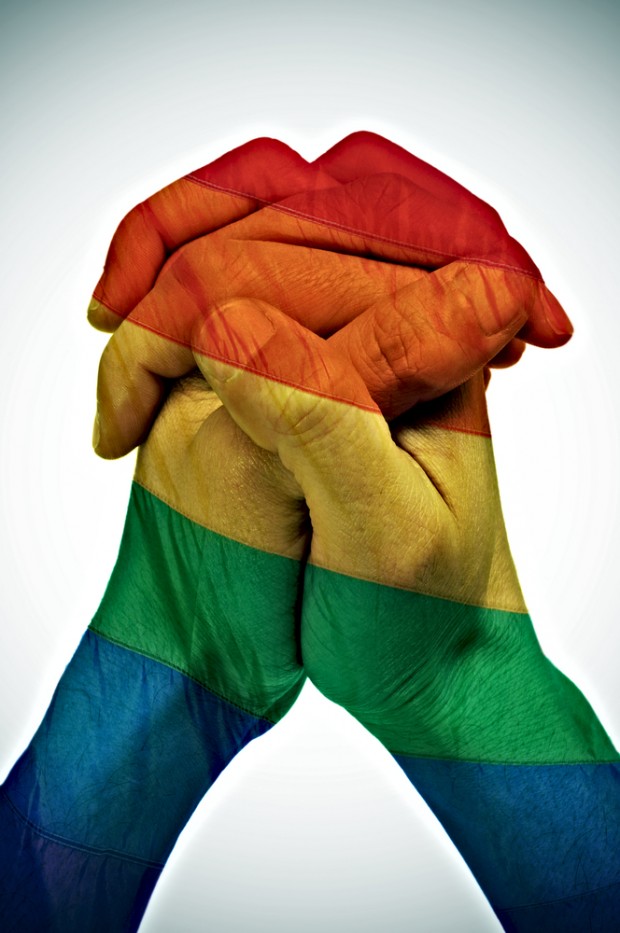 LGBT hands sticker 1