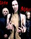 Marilyn Manson 2 Color Band Decal
