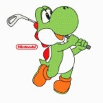 Mario Bros Yoshi Golf Logo