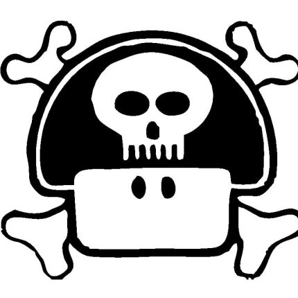 Mario Skull Band Vinyl Decal Stickers