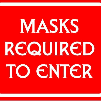 MASKS REQUIRED TO ENTER STICKER 2