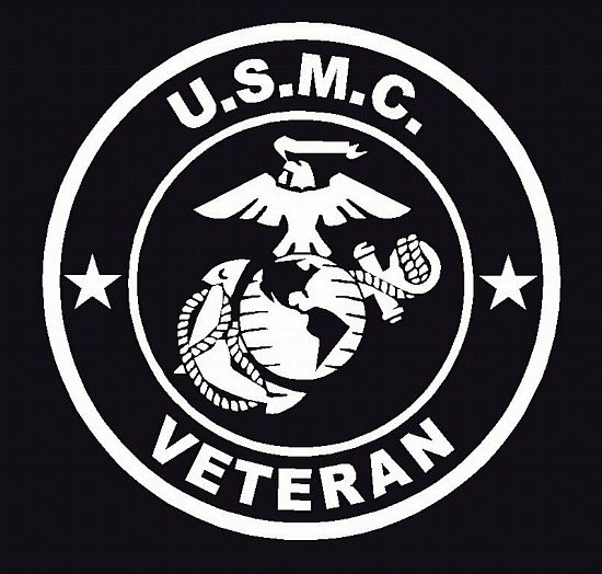 MILITARY VETERAN DIECUT marine corps