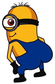 minion butt images
