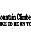 Mountain Climbers Decal 35