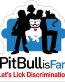 my pitbull is family sticker 2