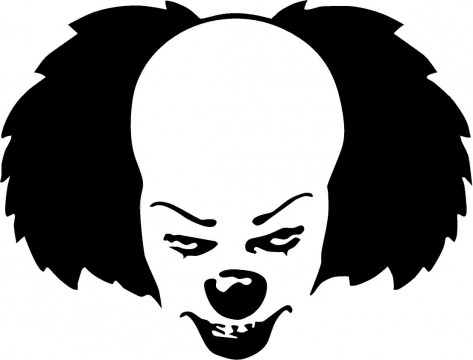 Pennywise the Clown CARTOON DIE CUT DECAL - Pro Sport Stickers