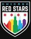 Pride CHICAGO RED STARS shield sticker