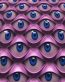 psychedelic patterns wall decal or window sticker 02