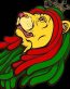 rasta reggae lion sticker1