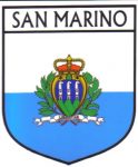 San Marino Flag Crest Decal Sticker