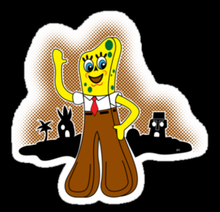 spongebob wallpaper sticker 9 - Pro Sport Stickers