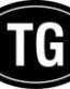Togo Oval Euro Sticker