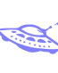 Spaceship vinyl decal
