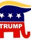2020 TRUMP ELEPHANT STICKER