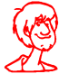 Shaggy car sticker