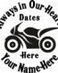 Always in Our Hearts Motorcycle Sticker 2