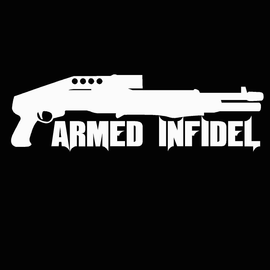 armed infidel gun control sticker - Pro Sport Stickers