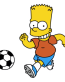 bart-simpson-SOCCER Sticker