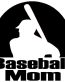 Baseball Mom 3 Adhesive Vinyl Decal