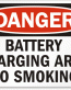 Battery Charging Danger Signs and Labels 04