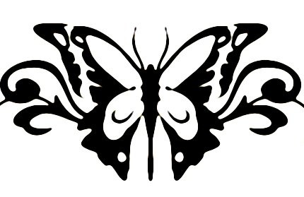 butterfly design stickers-for-cars-windows