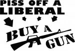 Buy a Gun Diecut Decal