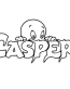 C GHOST PEEKING DIE CUT DECAL
