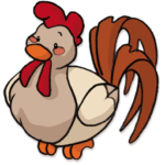 CHICKEN TOON STICKER 66