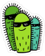 cool-cactus-cartoon-plant sticker