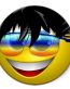cool dude smile sticker