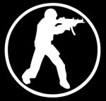 Counter Strike Diecut Gamer Decal