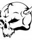 Devil Skull Decal 3