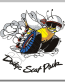 dodge scat pack rectangle sticker