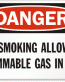 Gas No Smoking Danger Sign 2