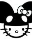 Hello K Mouse Decal