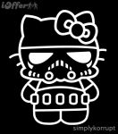 Kitty Kat Stormtrooper Decal Sticker