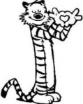 Hobbes Heart Decal