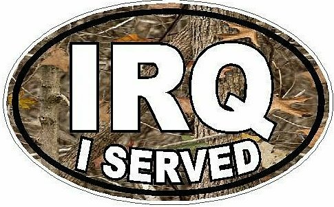 I Served IRQ FILLS Camo Nature