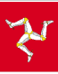 Isle of Man Flag Sticker
