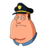 JOE family_guy_Sticker