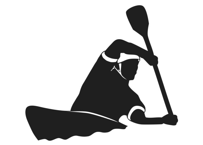 kayak rower boat decal