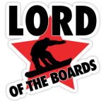 lord of the board sticker