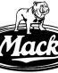 Mack logo B&W Oval Sticker