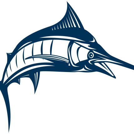 Marlin Fish Die Cut Decal 6