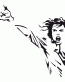 Michael Jackson Silhouette Decal