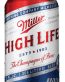 Miller Beer Can Shaped Sticker RWB