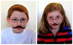 moustache collage