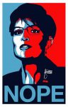 Palin Nope Sticker